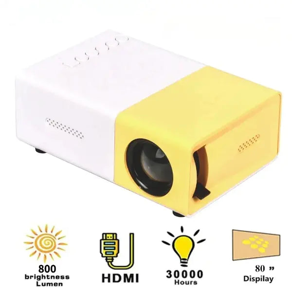 Mini LED Projector 1080p / HDMI / USB